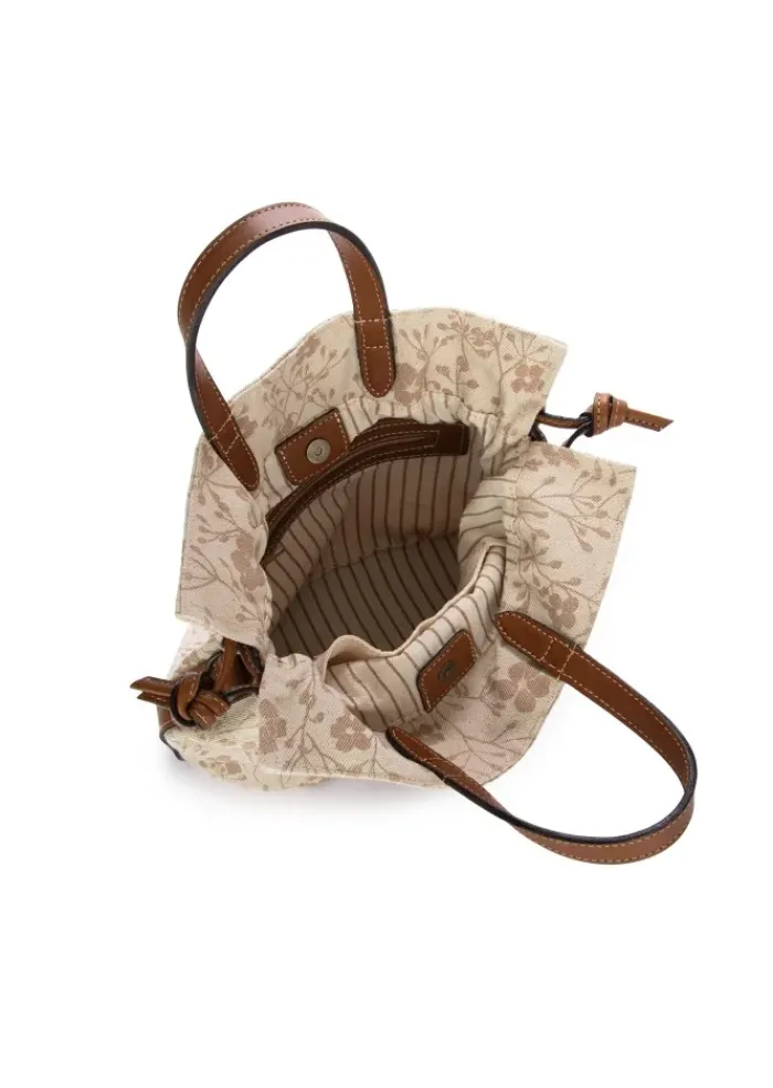 AFAR | HANDTASCHE MANDISA SMALL FLOWER BEIGE Best