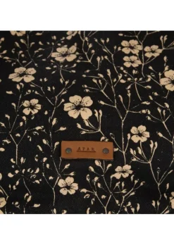AFAR | SCHULTERTASCHE MANDISA MID FLOWER SCHWARZ BEIGE Outlet