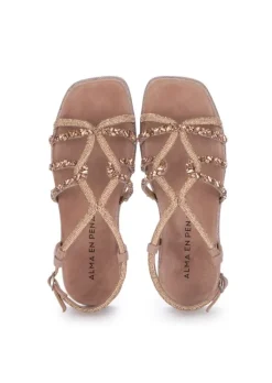 ALMA EN PENA | SANDALEN SUEDE GEFLOCHTEN ALTROSA Online