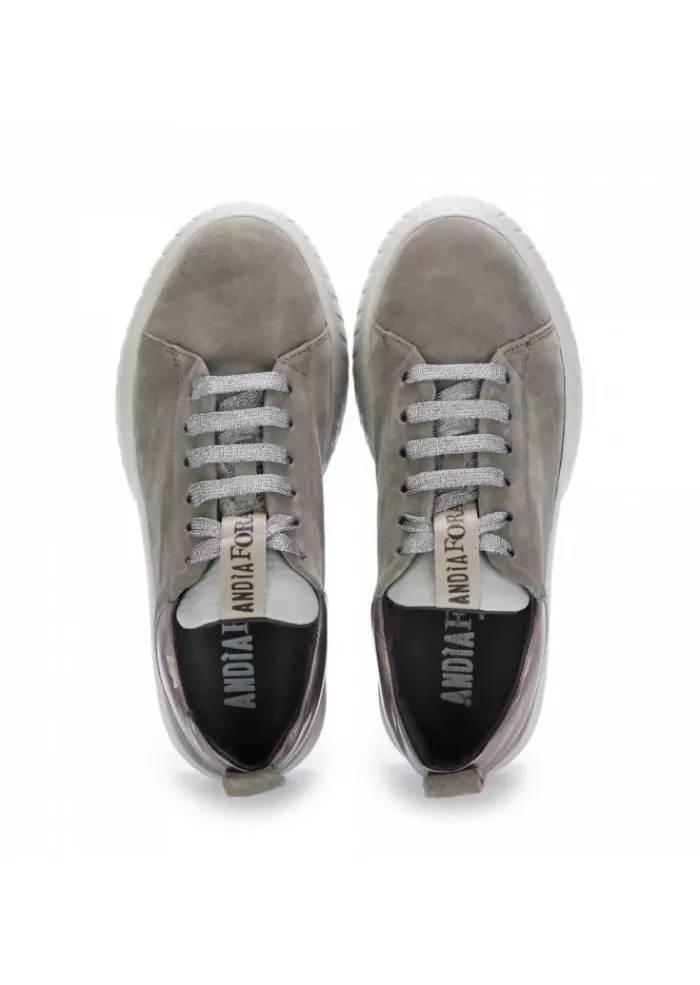 ANDIA FORA | PLATEAUSNEAKERS AUS WILDLEDER GRAU Clearance