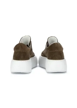 ANDIA FORA | SNEAKER IZAR WILDLEDER GRÜN New