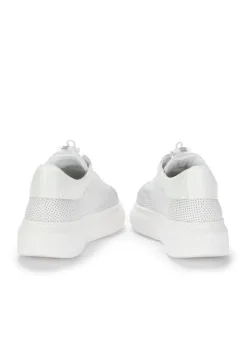 ANDIA FORA | SNEAKER SLIP-ON LIBI CUT DRILL GLOSS WEIß Online