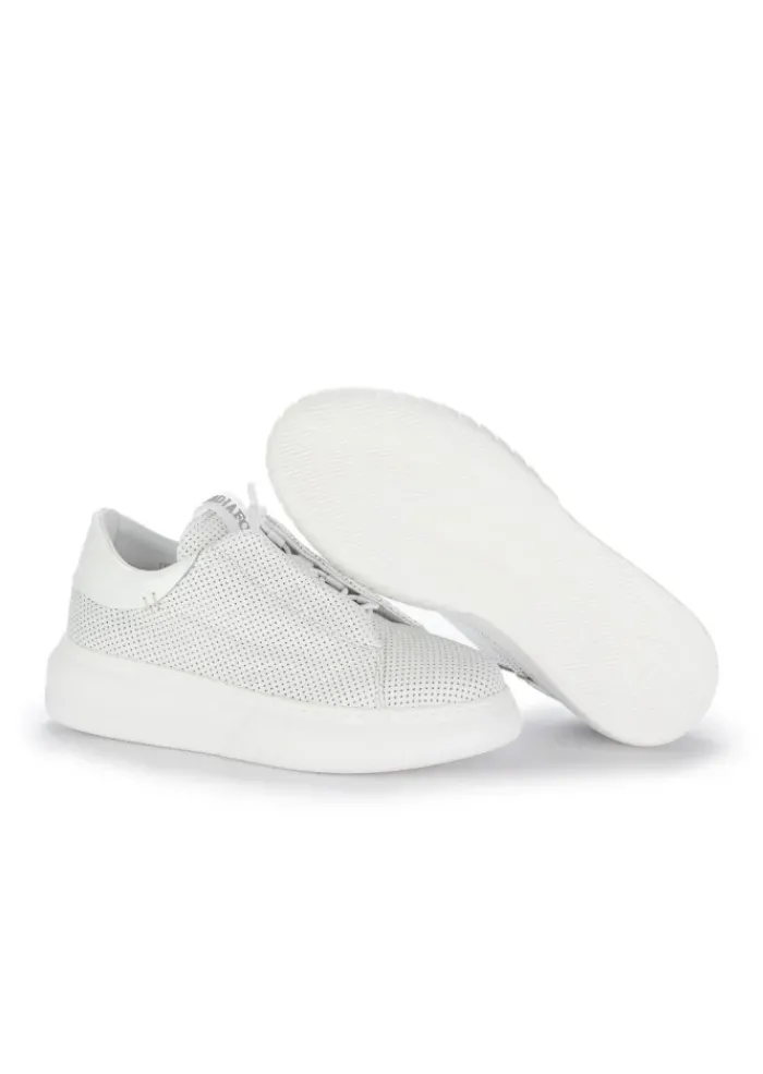 ANDIA FORA | SNEAKER SLIP-ON LIBI CUT DRILL GLOSS WEIß Online