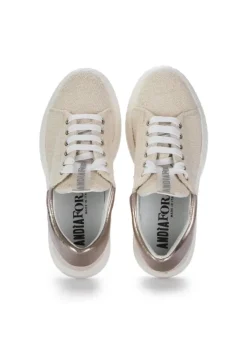 ANDIA FORA | SNEAKERS ZOE CUT DUDLEY CREME Sale