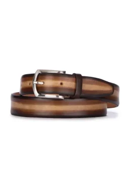 ARTIGIANATO ITALIANO | GÜRTEL VERLAUFEFFEKT BRAUN BEIGE Discount