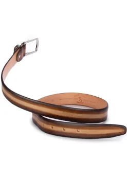 ARTIGIANATO ITALIANO | GÜRTEL VERLAUFEFFEKT BRAUN BEIGE Discount