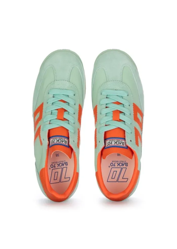 BACK 70 | SNEAKER BARKLEY JOGGER MINTGRÜN ORANGE Best