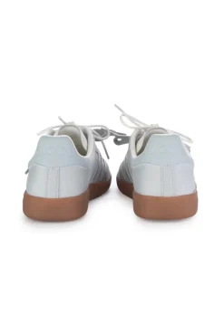 BACK 70 | SNEAKER GHOST DOUBLE LACE GRAU SILBER New