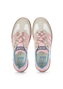 BACK 70 | SNEAKER GHOST NYLON WEIß ROSA Outlet