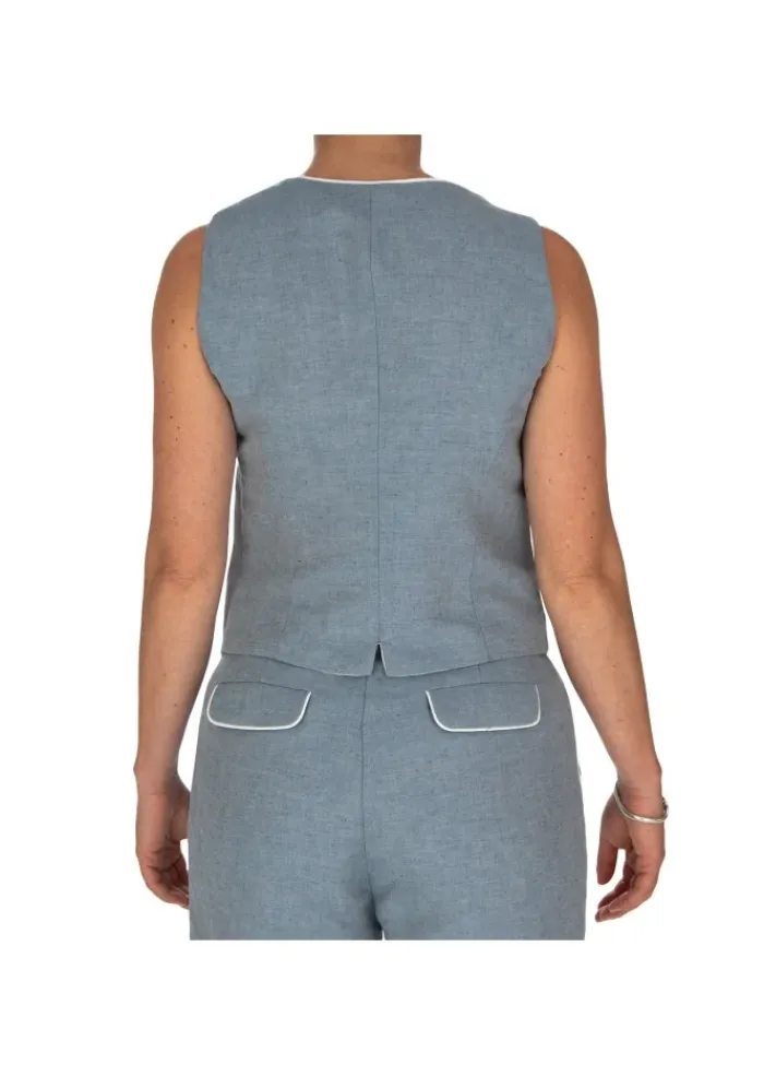 BALTI | WESTE FIGURNAHER LINIE HELLBLAU Discount
