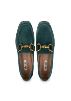 BIBI LOU | LOAFERS ZAGREB WILDLEDER DUNKELGRÜN Best