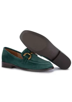 BIBI LOU | LOAFERS ZAGREB WILDLEDER DUNKELGRÜN Best