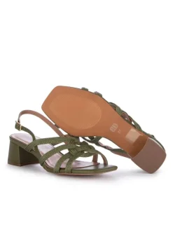 BIBI LOU | SANDALEN MIT ABSATZ RIEMEN GRÜN Sale