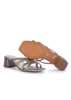 BIBI LOU | SANDALEN MIT ABSATZ ALIA METALLISCH Outlet