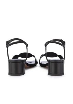 BIBI LOU | SANDALEN MIT ABSATZ GEOMETRISCHEN DETAIL SCHAWARZ Online