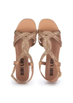 BIBI LOU | SANDALEN MIT ABSATZ AYLA BRONZE New