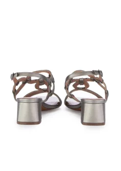 BIBI LOU | SANDALEN MIT ABSATZ YARA METALLISCH Clearance