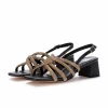 BIBI LOU | SANDALETTEN CALLIE STRASS GOLD SCHWARZ New