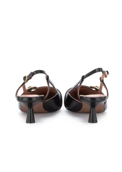 BIBI LOU | SLINGBACK PUMPS GOLD DETAIL SCHWARZ Clearance