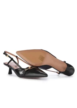 BIBI LOU | SLINGBACK PUMPS GOLD DETAIL SCHWARZ Clearance