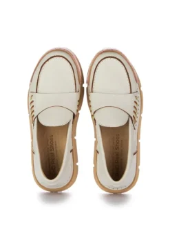 BnG REAL SHOES | LOAFER LA PENNY HIGH WEIß MILCH Hot