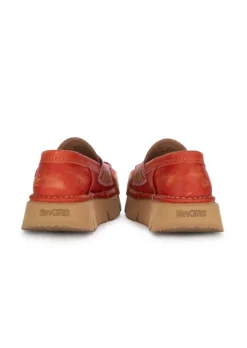 BnG REAL SHOES | LOAFERS LA PENNY ORANGE ROSA Clearance