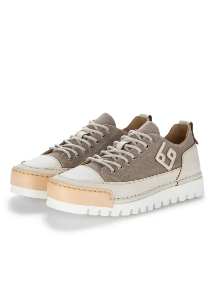 BnG REAL SHOES | SNEAKER LA COCCO TAUBENGRAU CREME Discount