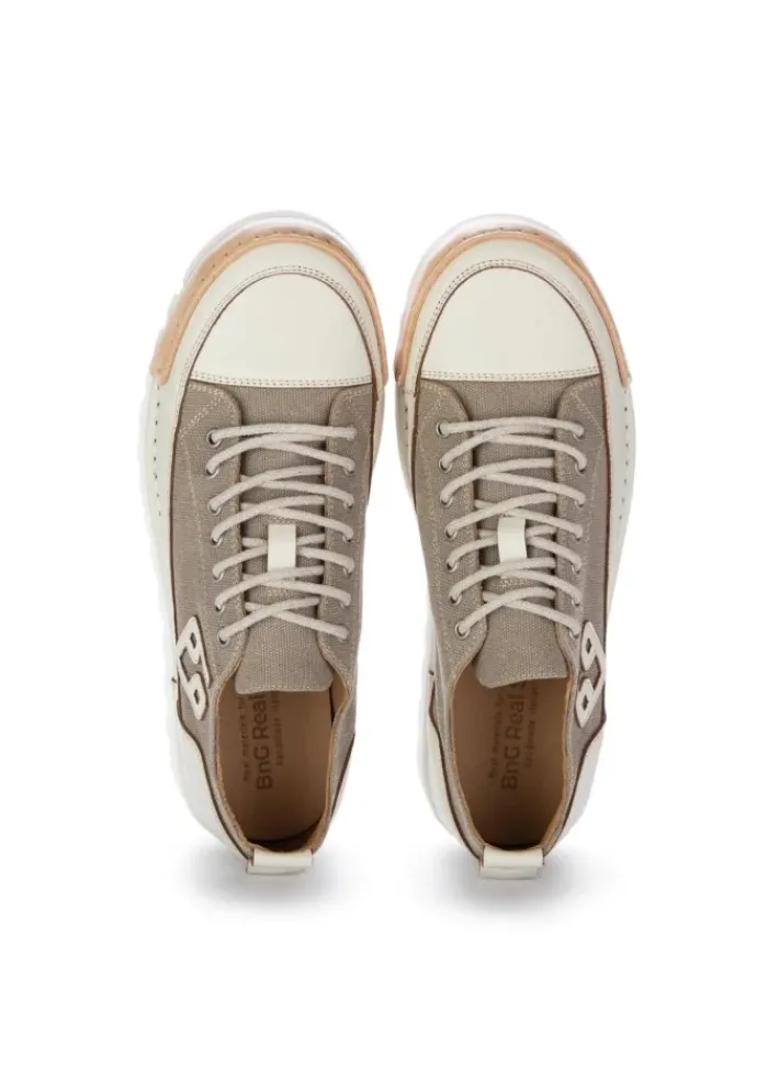 BnG REAL SHOES | SNEAKER LA COCCO TAUBENGRAU CREME Discount