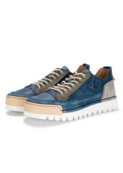 BnG REAL SHOES | SNEAKER LA PATCH LEDER BLAU JEANS Discount