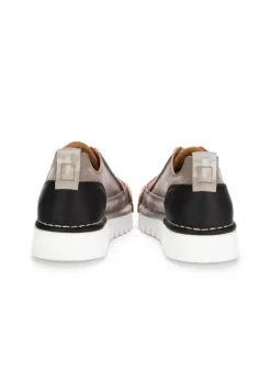 BnG REAL SHOES | SNEAKER LA PATCH LEDER TAUPE GRAU Outlet