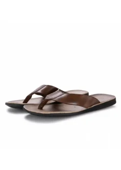 BRADOR | ZEHENSANDALEN LEDER MAHAGONI BRAUN Sale