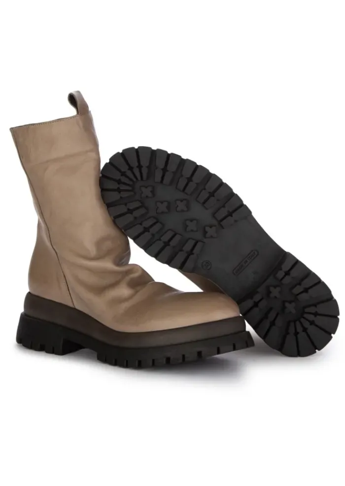 BRANDO | STIEFEL CORA OIL TAUPE Best