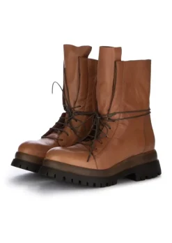 BRANDO | STIEFELETTEN OIL CUOIO BRAUN Sale