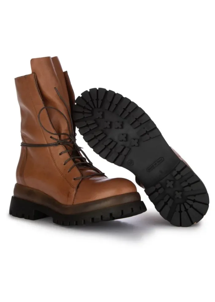 BRANDO | STIEFELETTEN OIL CUOIO BRAUN Sale