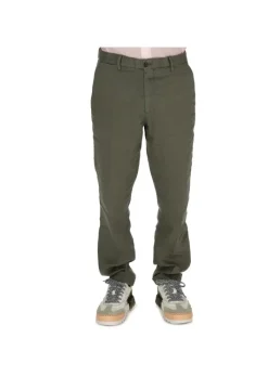 BRIGLIA | HOSE LEINEN GRÜN Hot
