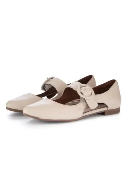 BUENO | BALLERINAS GROßER SCHNALLE CREMEWEIß Online