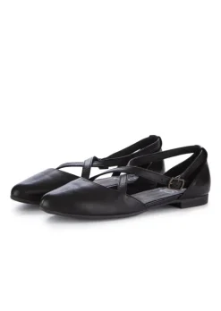 BUENO | BALLERINAS KREUZRIEMEN SCHWARZ New