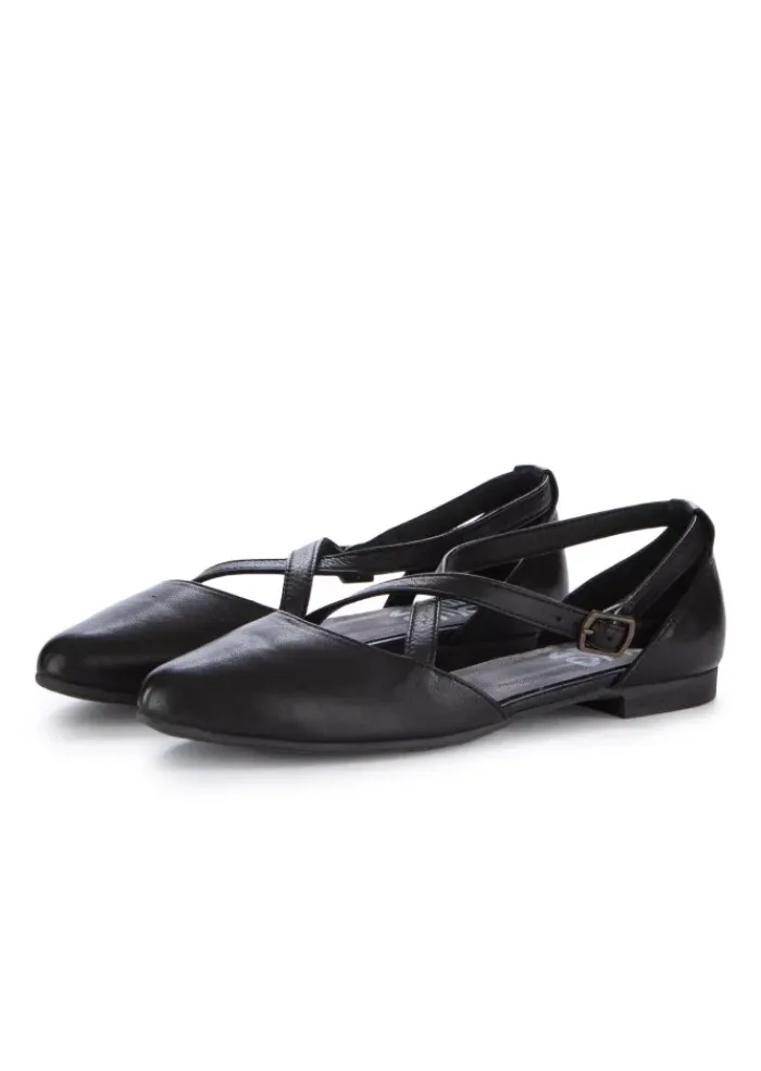 BUENO | BALLERINAS KREUZRIEMEN SCHWARZ New
