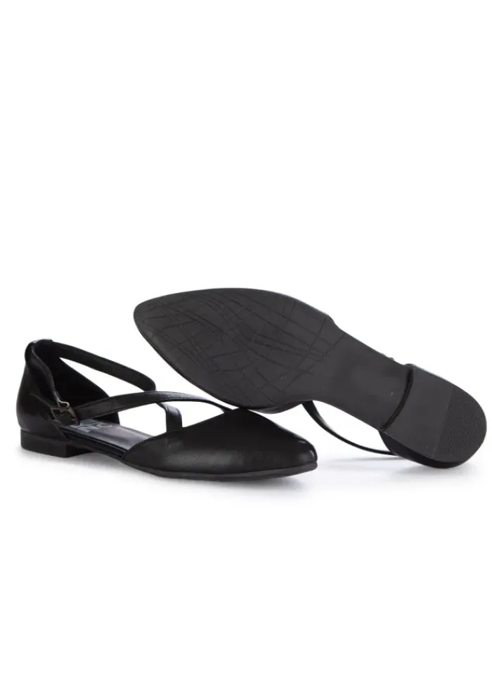 BUENO | BALLERINAS KREUZRIEMEN SCHWARZ New