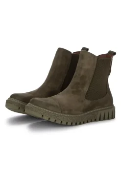 BUENO | CHELSEA STIEFELETTEN SUEDE GRÜN Sale
