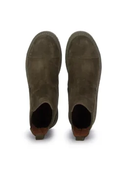BUENO | CHELSEA STIEFELETTEN SUEDE GRÜN Sale