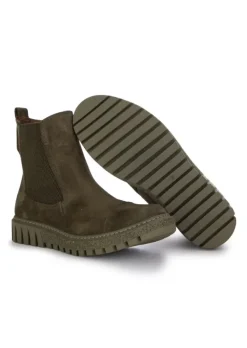 BUENO | CHELSEA STIEFELETTEN SUEDE GRÜN Sale