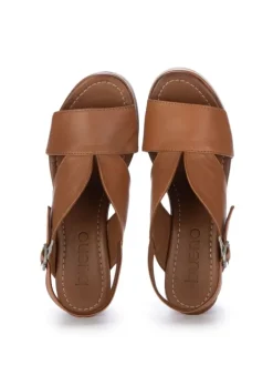 BUENO | KEILSANDALEN BRAUN Best