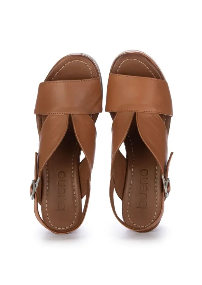 BUENO | KEILSANDALEN BRAUN Best