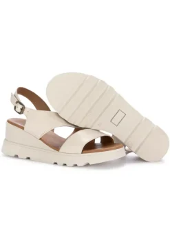 BUENO | KEILSANDALEN LEDER BEIGE Fashion