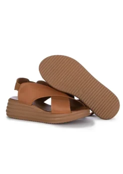 BUENO | SANDALEN ÜBERKREUZTEN RIEMEN BRAUN Outlet
