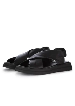 BUENO | SANDALEN BREITE ÜBERKREUZTE RIEMEN SCHWARZ Discount