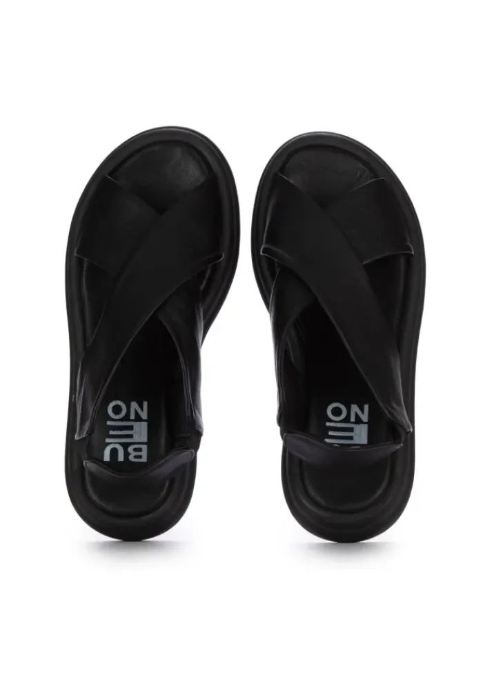 BUENO | SANDALEN BREITE ÜBERKREUZTE RIEMEN SCHWARZ Discount