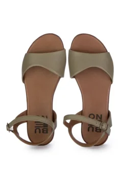 BUENO | SANDALEN BREITEM REIMEN GRÜN Hot