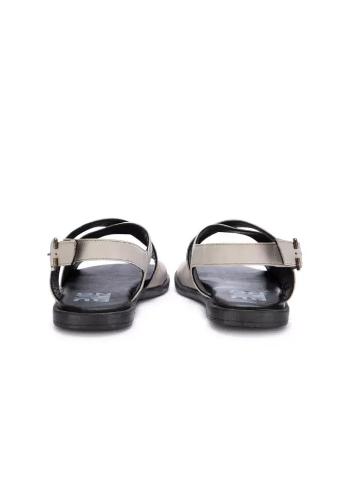 BUENO | SANDALEN GEKREUZTES LEDER GRAU Sale
